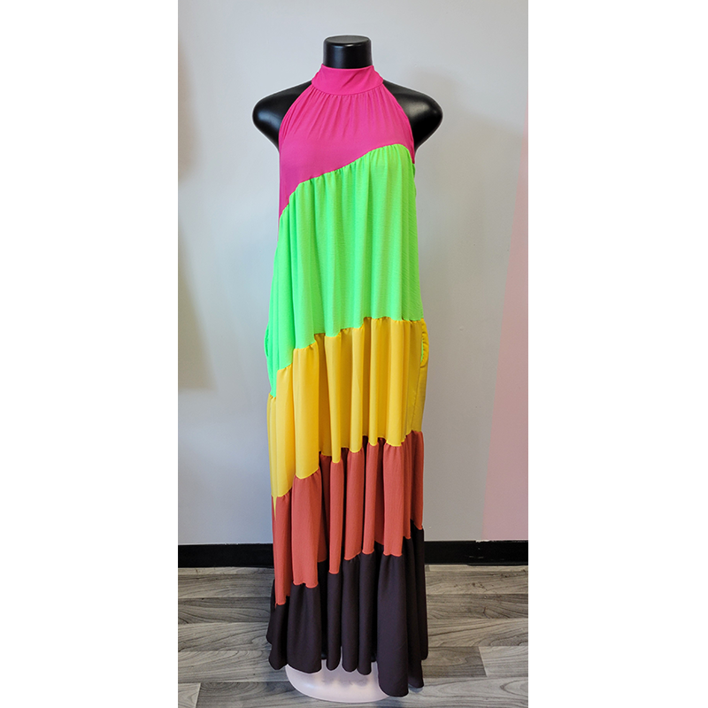Multi Flow Dress